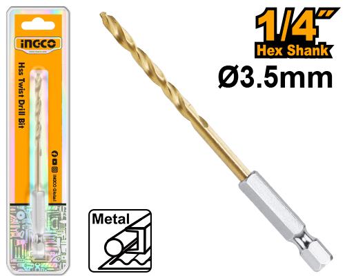 Τρυπάνι Μετάλλου HSS INGCO AKD140351