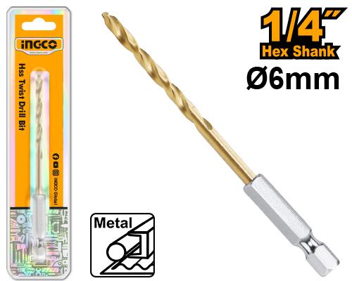Τρυπάνι Μετάλλου HSS INGCO AKD140601