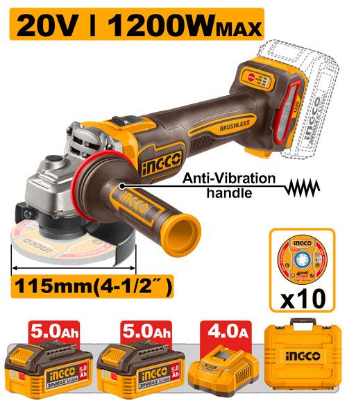 Γωνιακός τροχός INGCO CAGLI2120252E