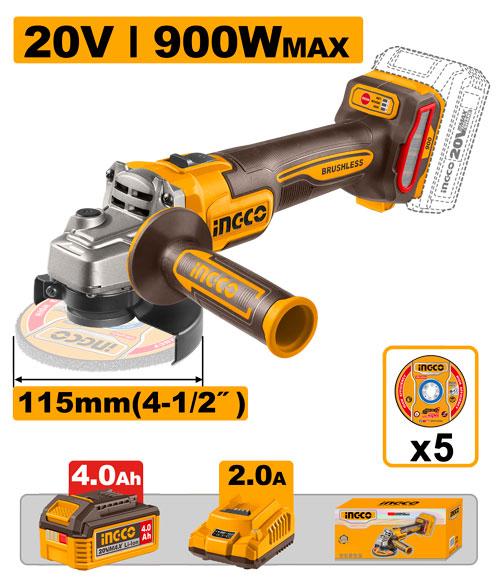 Γωνιακός τροχός INGCO CAGLI261521E