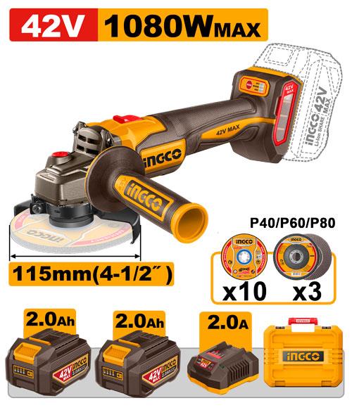 Γωνιακός τροχός INGCO CAGLI4108112E