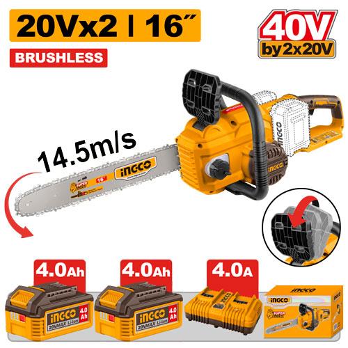 Αλυσοπρίονο Μπαταρίας INGCO CGSLI401682