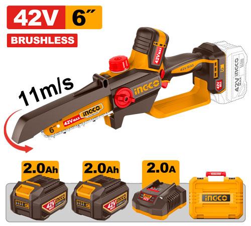 Αλυσοπρίονο Μπαταρίας INGCO CGSLI42681E