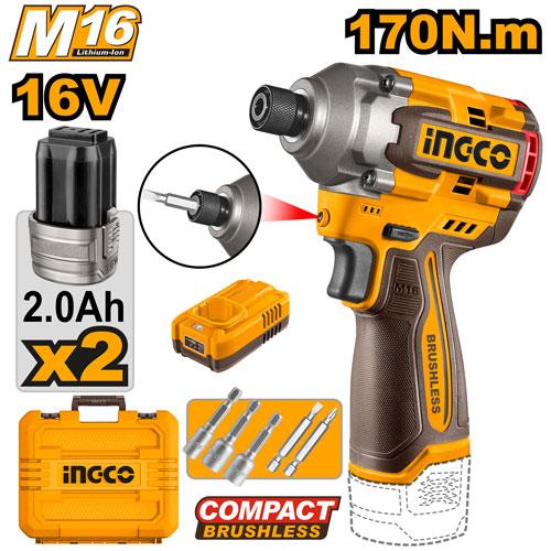 Παλμικό Κατσαβίδι Μπαταρίας INGCO CIRLI16178E