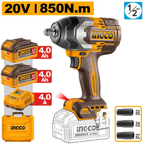 Μπουλονόκλειδο Μπαταρίας INGCO CIWLI2085E