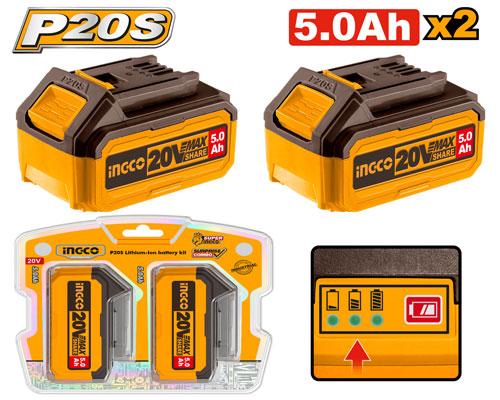 Σετ Μπαταρίες 3τεμ INGCO COSLI240464E