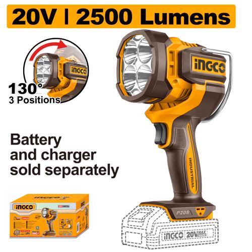 Φακός Μπαταρίας INGCO CWLI20885