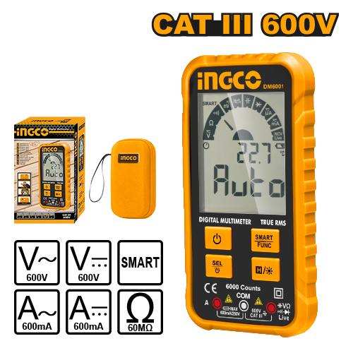 Ψηφιακό Πολύμετρο INGCO DM6001