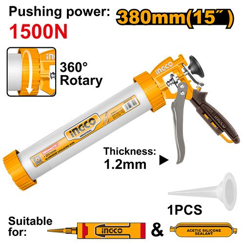Πιστόλι Σιλικόνης INGCO HCG0115