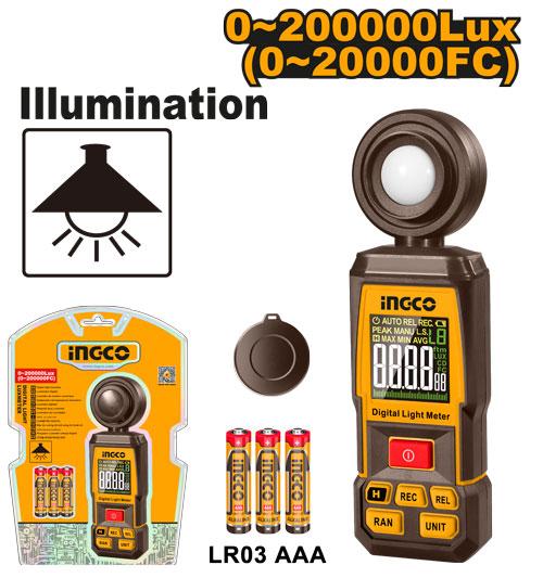 Digital light luxmeter INGCO HETLU031