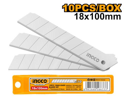 Λάμες Φαλτσέτας 10τεμ INGCO HKNSB112
