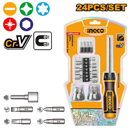 Κατσαβίδι με 24 μύτες INGCO HKSDB0248