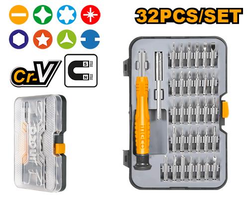 Σετ κατσαβιδιών ακριβείας 32 τεμ INGCO HKSDB0328