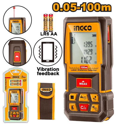 Μετρητής Αποστάσεων Λέιζερ INGCO HLDD1008
