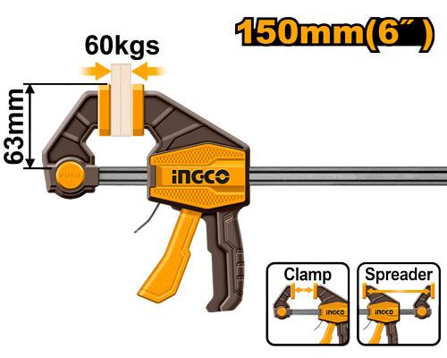 Σφιγκτήρας Μαραγκών Αυτόματος INGCO HQBC01601