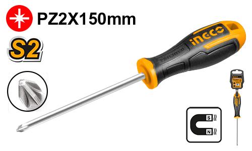 Κατσαβίδι Pozidrive INGCO HS68PZ2150