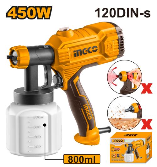 Πιστόλι Βαφής Ηλεκτρικό INGCO SPG3508