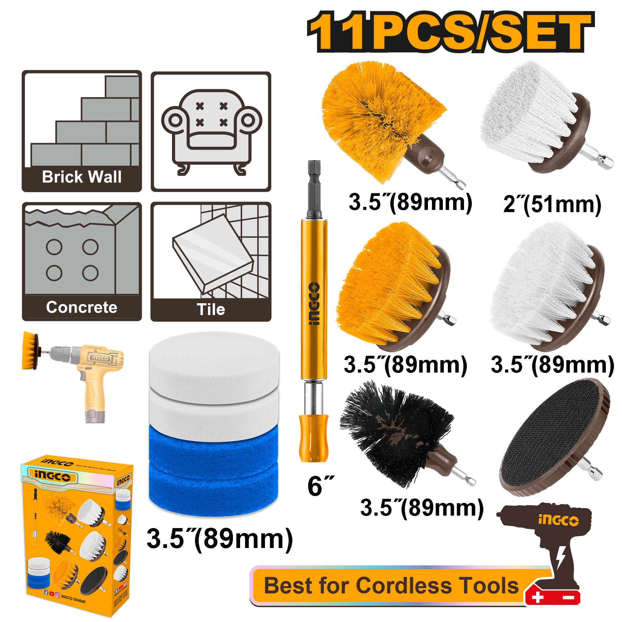 Βούρτσες Καθαρισμού 11τεμ INGCO WCB1101