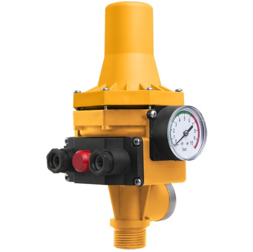 Automatic pump control with gauge 10bar 10A INGCO WAPS002